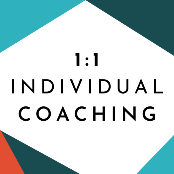 Default store graphic with text saying 1:1 Individual Coaching