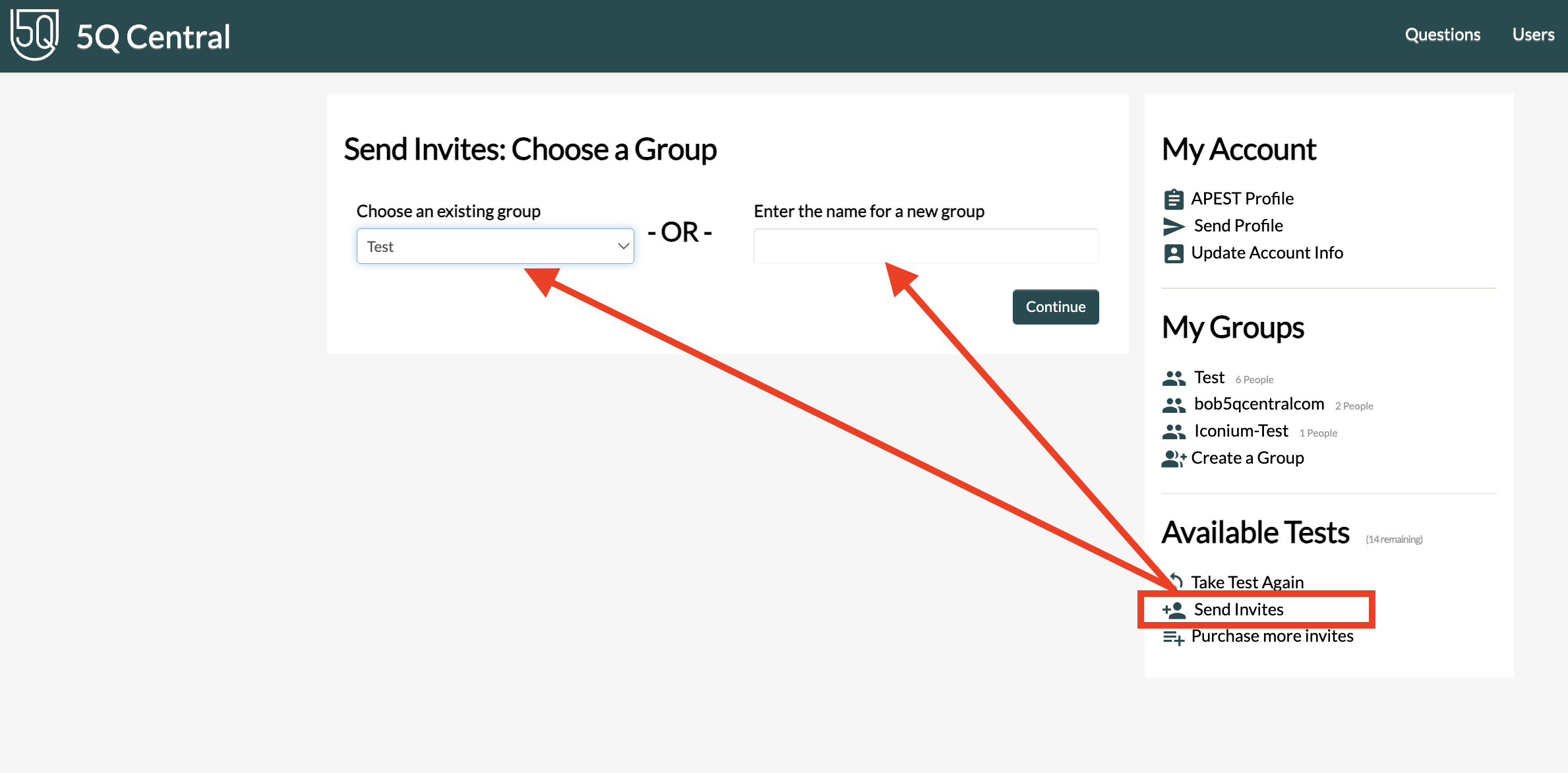 Info-graph showing how to create a group.